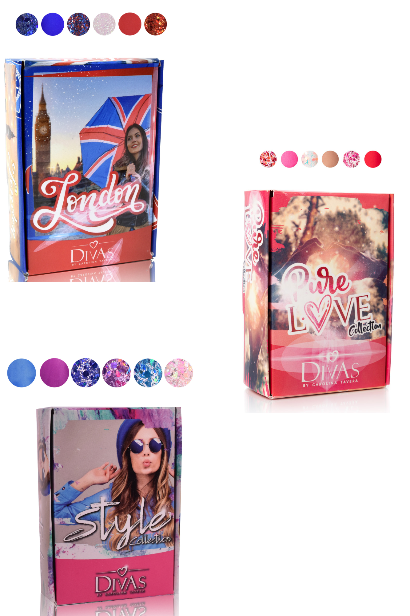 Colecciones Divas 6 piezas
