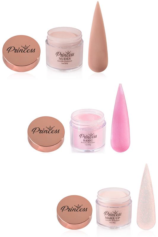 Princess Acrílicos Basic, Nudes & Make Up